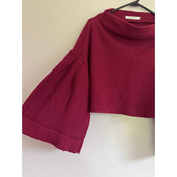 We the Free bunny tee with boat neck and bell sleeves, oversized - Picture 2 of 7